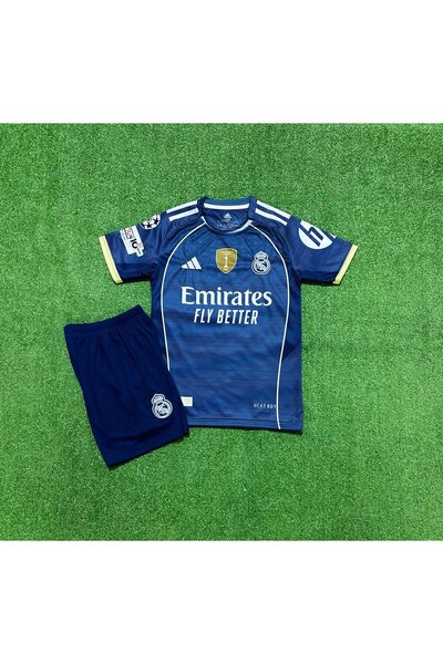 Lion Spor Real Madrid 2025/26 Yeni Sezon Şampiyonlar Ligi Kylian Mbappe Alternatif Çocuk Forması