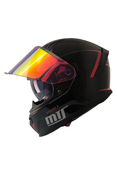 MTS M-910 Stinger Kapalı Motosiklet Kaskı (Güneş Gözlüklü)