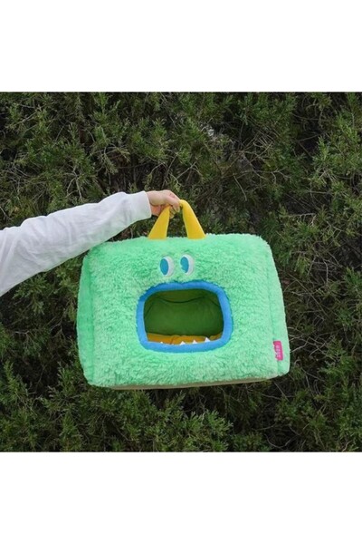 Golden cat ZEZE Green Wawa Monster Series Cat Bed 46cm x 46cm x 40cm