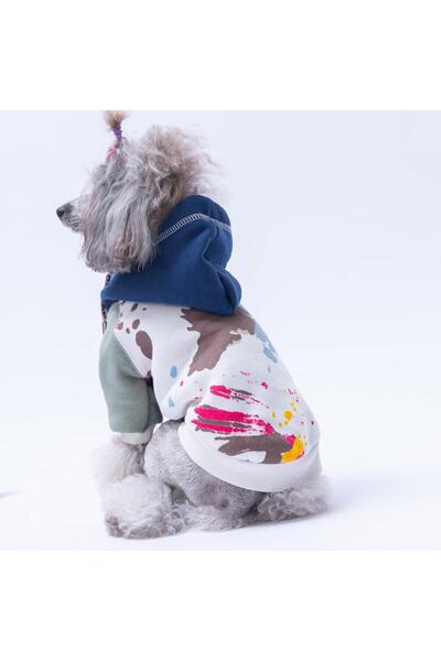 Pawstar Navy Blue Rio Dog Hoodie Dog Sweat Dog Outfit Cat Outfit