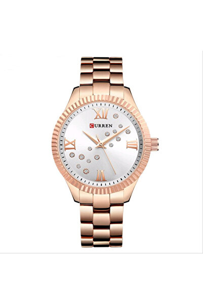 Curren Ceas elegant de damă, Curren, afișaj analogic, mecanism cu cuarț