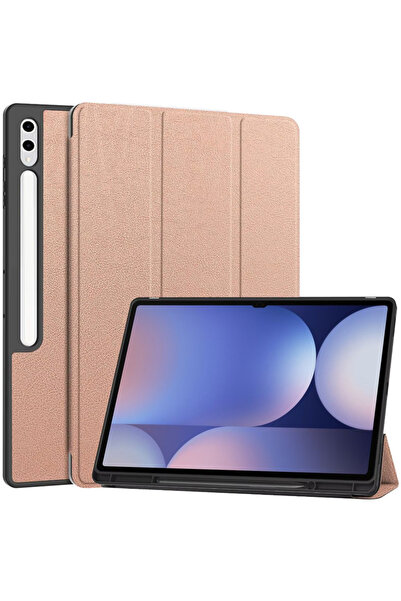 Other Smart Pencil TPU Case for Samsung Galaxy Tab S10 Ultra (Rose Gold)