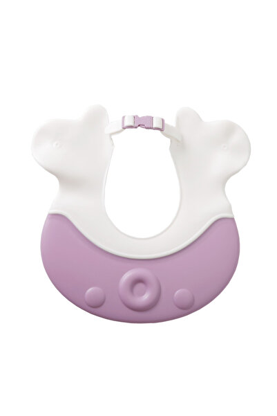 LITTLE ANGEL - قبعة استحمام للأطفال - شامبو - حماية من الاستحمام - بنفسجي