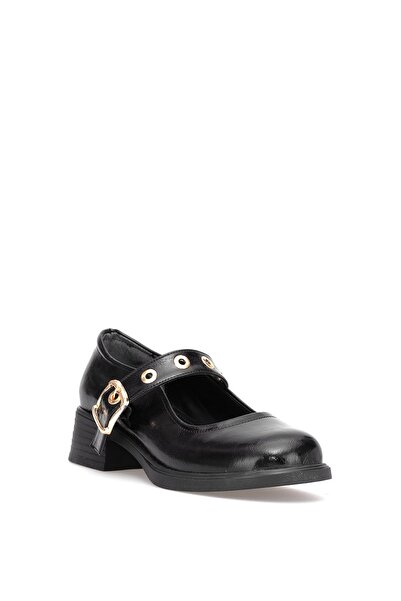 Ayakkabı Fuarı Elit PM161 K1026 Γυναικεία Casual Παπούτσια Μαύρα