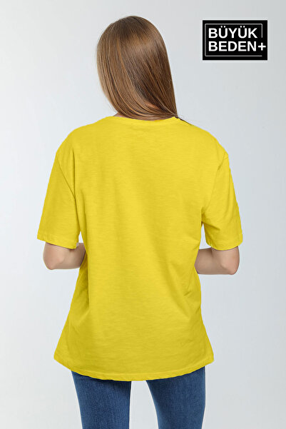 Superlife Women's Plus Size Crew Neck T-Shirt Spr25Btsk10