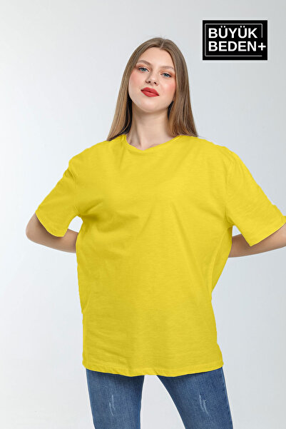 Superlife Women's Plus Size Crew Neck T-Shirt Spr25Btsk10