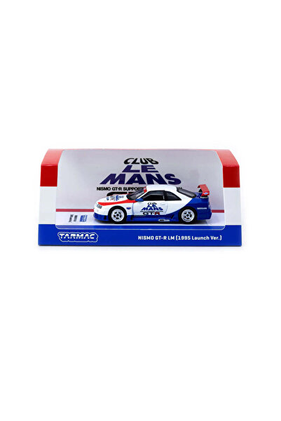 Nissan Tarmac Works 1/64 NISMO GT-R LM MAȘINĂ DE TEST, alb/albastru/roșu