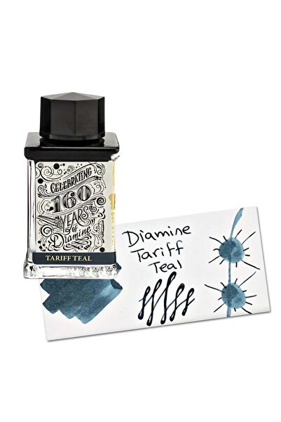 Diamine 160. Yıl Dolma Kalem Mürekkebi 75 ml. Tariff Teal