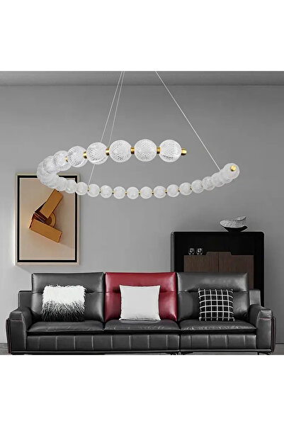 HAMER Modern oil chandelier, 100 cm diameter, 3 lights, 42 watts