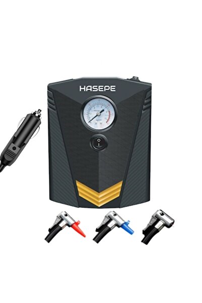 HASEPE Pompă electrică auto cu manometru și lumină LED