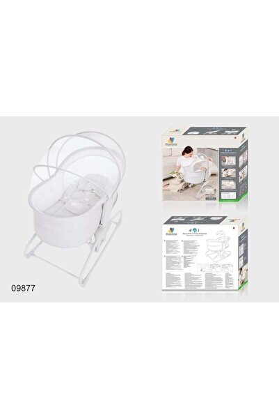 Mastela 4-in-1 Multi-Function Baby Bed with 3-Point Harness, Removable Music and Vibration Unit