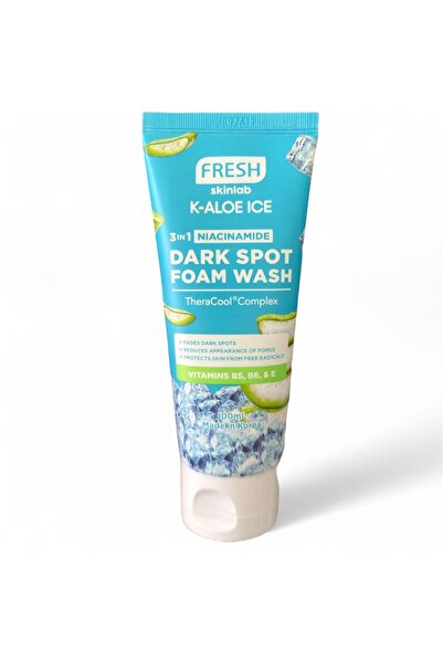 Fresh غسول رغوي للبقع الداكنة 3 في 1 من سكين لاب، يحتوي على النياسيناميد، 100 مل