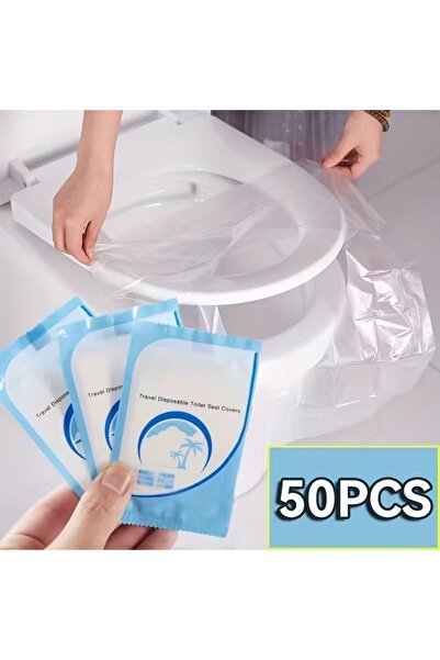 AYB 50 adet Hijyenik tek kullanımlık klozet kapağı poşeti