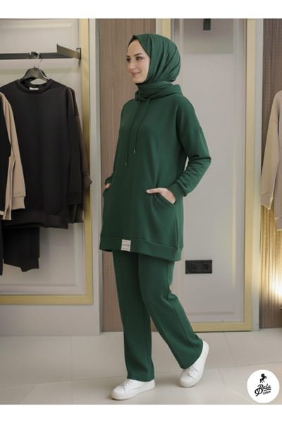 Bala Giyim Kadın Kapüşonlu Alt Üst Takım