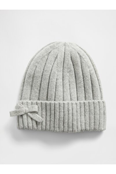 GAP Kız Çocuk Gri CashSoft Bow Bere