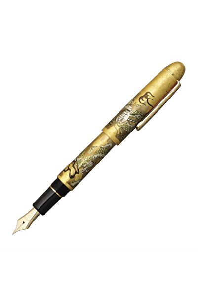 Platinum PNB 35000 Limited Edition Ascending Dragon Altın Kaplama Makie Dolma Kalem M Uç