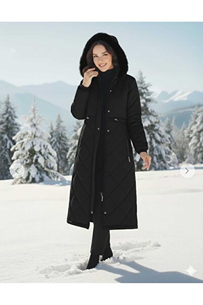 KMKkombin معطف نسائي مبطن بأكمام مطاطية 198