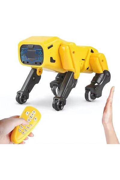 Twisoo لعبة روبوت كلب قابلة لإعادة الشحن وجهاز تحكم عن بعد للأطفال