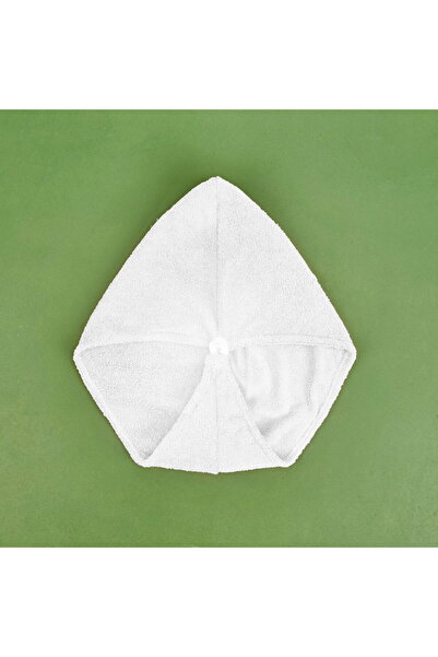 ASPARTAM Microfiber Hair Towel - White - 57X27 cm