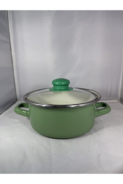 EmayeBurada Flame Enamel Mini Pot Set Enamel 6 Piece Storage Container Set