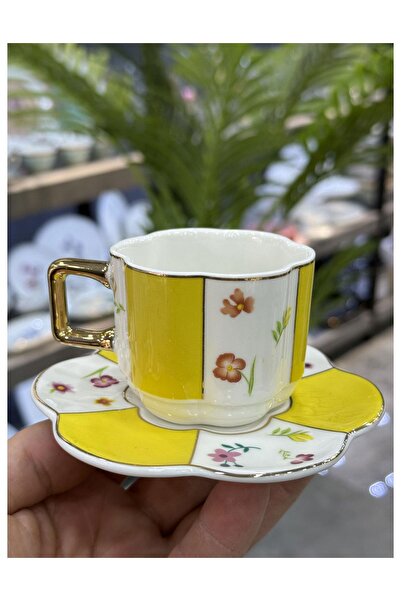ROY KING Lissome 6-Piece Coffee Cup Set Yellow