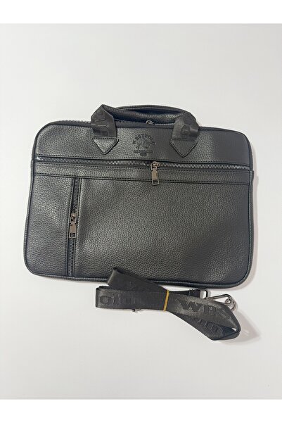 Nevgiss Aksesuar 4 Compartments Real Leather Bag Shoulder Bag Briefcase Laptop Bag 27X37Cm