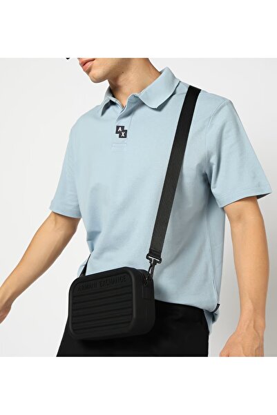 Armani Exchange ERKEK SİYAH EL ÇANTASI/ÇAPRAZ ÇANTASI Men's Black BAG 100%SİLİKON XM001274-AF15130-UC001