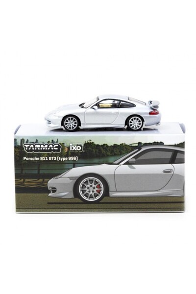 Porsche Tarmac Works 1/64 911 GT3 (TYPE 996), silver