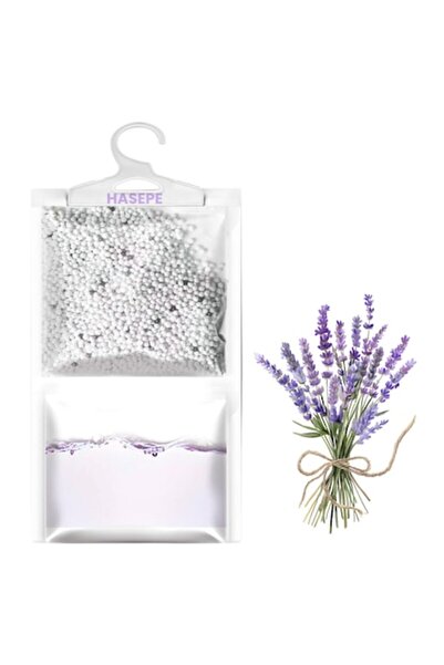 HASEPE Hanger Dehumidifier, Lavender Scent, Universal, 500ml Capacity, Anti-Mold, Yellow