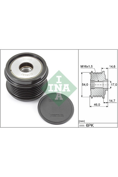 FAG Sistem Roata Libera Generator Citroen Berlingo Multispace/C-Elysee/C3 2 P...