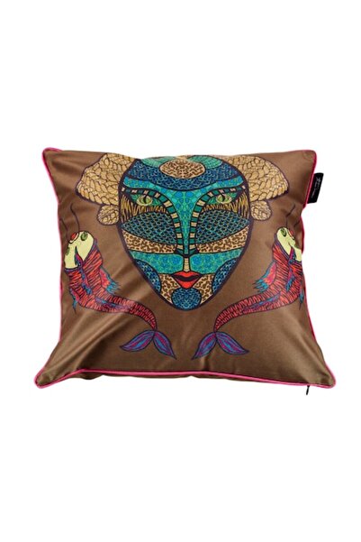 Complicat Rau Decorative pillow, Mask, polyester, printed by direct sublimation, 43x43