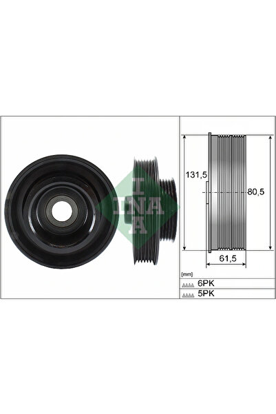 FAG Fulie Curea Arbore Cotit Ford Courier Pick-Up/Fiesta 5/Fiesta Limuzina