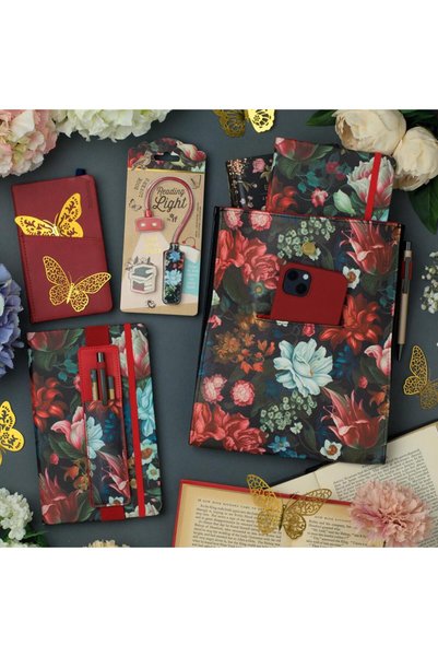 İF Book Lover's Reading Light Kitap Okuma Lambası - Dark Floral