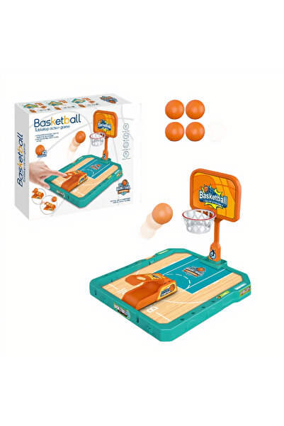 JML Joc de baschet de masă 25x30x23cm cu coș și catapultă, model interactiv p...