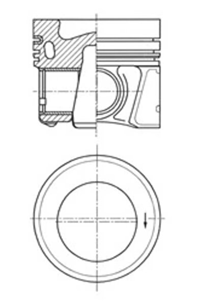 Kolbenschmidt Piston Audi A3/A6 C7/Q3 Seat Alhambra/Leon