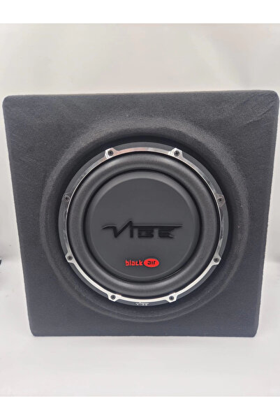 VİBE 25cm Slim Kabin Bass - BLACKAIR10D2S-V3 900w 300RMS 2+2 Ohm Çift Bobin Slim Subwoofer 30cm