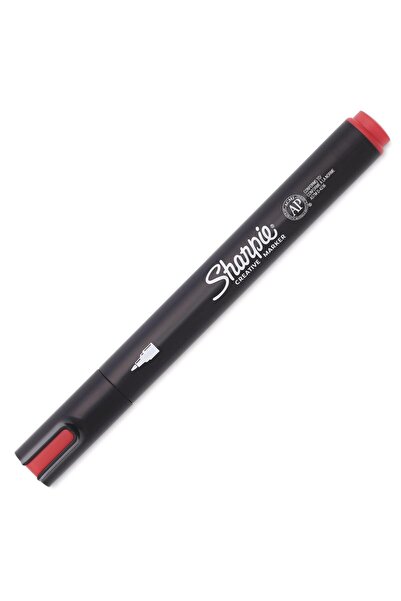 Sharpie قلم أكريليك إبداعي باللون الأحمر - طرف رصاصي