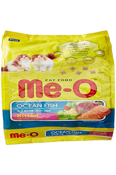 me-o طعام جاف للقطط الصغيرة بنكهة أسماك المحيط 400 جرام × 18