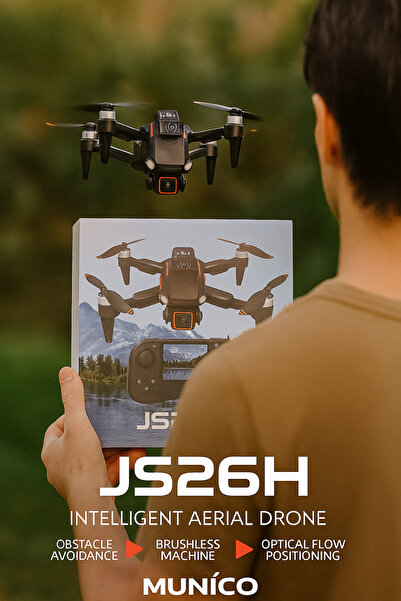 Munico Profesyonel Drone Engel Önleme Teknolojili, Kumandalı ve Gerçek Zamanlı Görüntü Aktarımlı