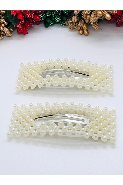 İnDerin مشبك لؤلؤي 2 قطعة