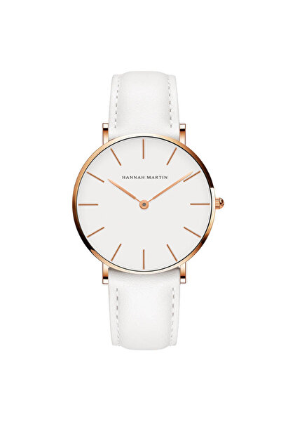 Hannah Martin Casual Quartz Women's Watch Leather Strap