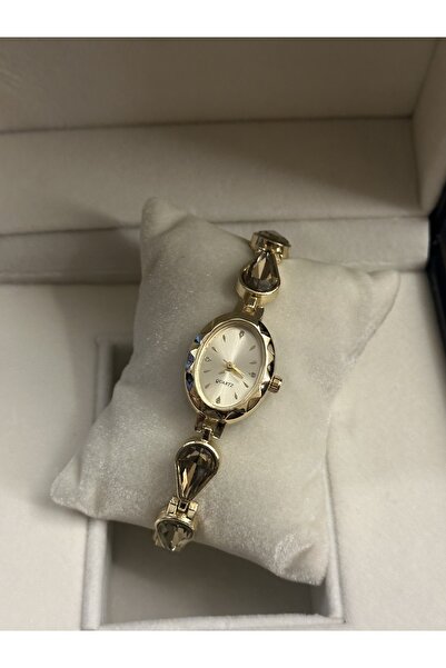 QUARTZ Damla Stone Vintage Wristwatch in Gift Box