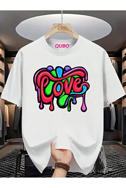 qubo sportswear & company Κοντομάνικο βαμβακερό μπλουζάκι oversize με στρογγυ...