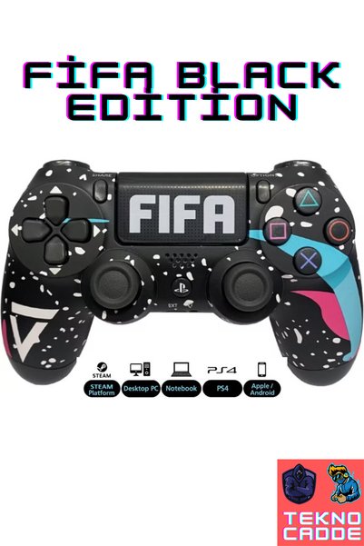 beboncool Ps4-PC-IOS-Android Uyumlu Desenli Titreşimli Bluetooth Joystick Gam...