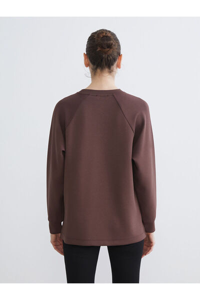 LC Waikiki Create Your Style from Uzg Store |   Crew Neck Oversize Women's Sweatshirt Tunic