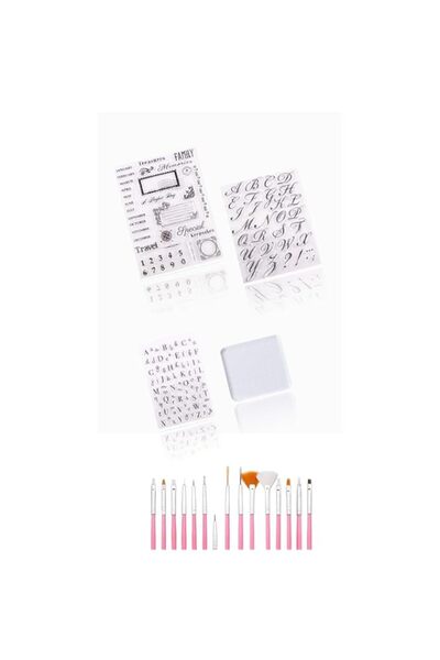 Generic Sweet seven 19Pcs Alphabet Cake Stamp Tool Set - DIY Cookie Cutter Fo...