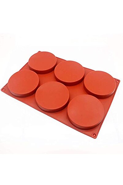 Generic Flamingo Silicone Epoxy Resin Molds for Casting, 6-Cavity Round Disc ...