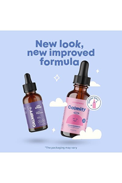 Joy Magnesium Citrate Liquid & Magnesium Glycinate for Kids - Sugar Gluten Free Magnesium for Kids - Liq