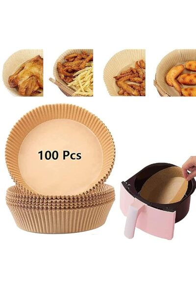 Generic Showay Air Fryer Disposable Paper Liner, 100PCS Non-stick Disposable ...