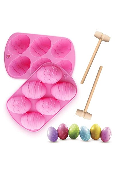 Generic DELFINO Eggs Silicone Mold (2 Pcs), Chocolate Mold Half Egg Mold with...